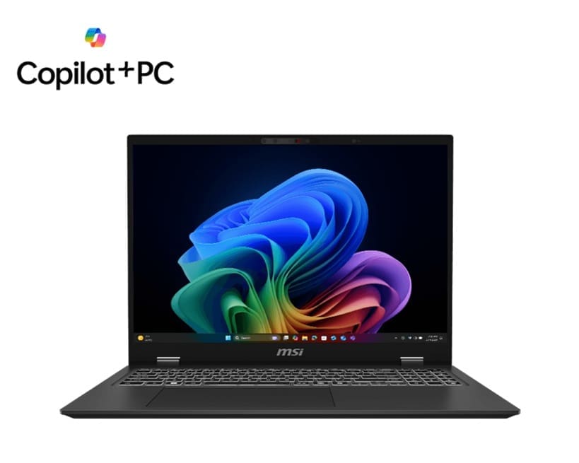 MSI Prestige Series Notebook 16" UHD Intel® Core™ Ultra 9 288V Embedded 32GB LPDDR5x-8533 2xM.2 SSD slot Windows11 Intel® Arc Graphics