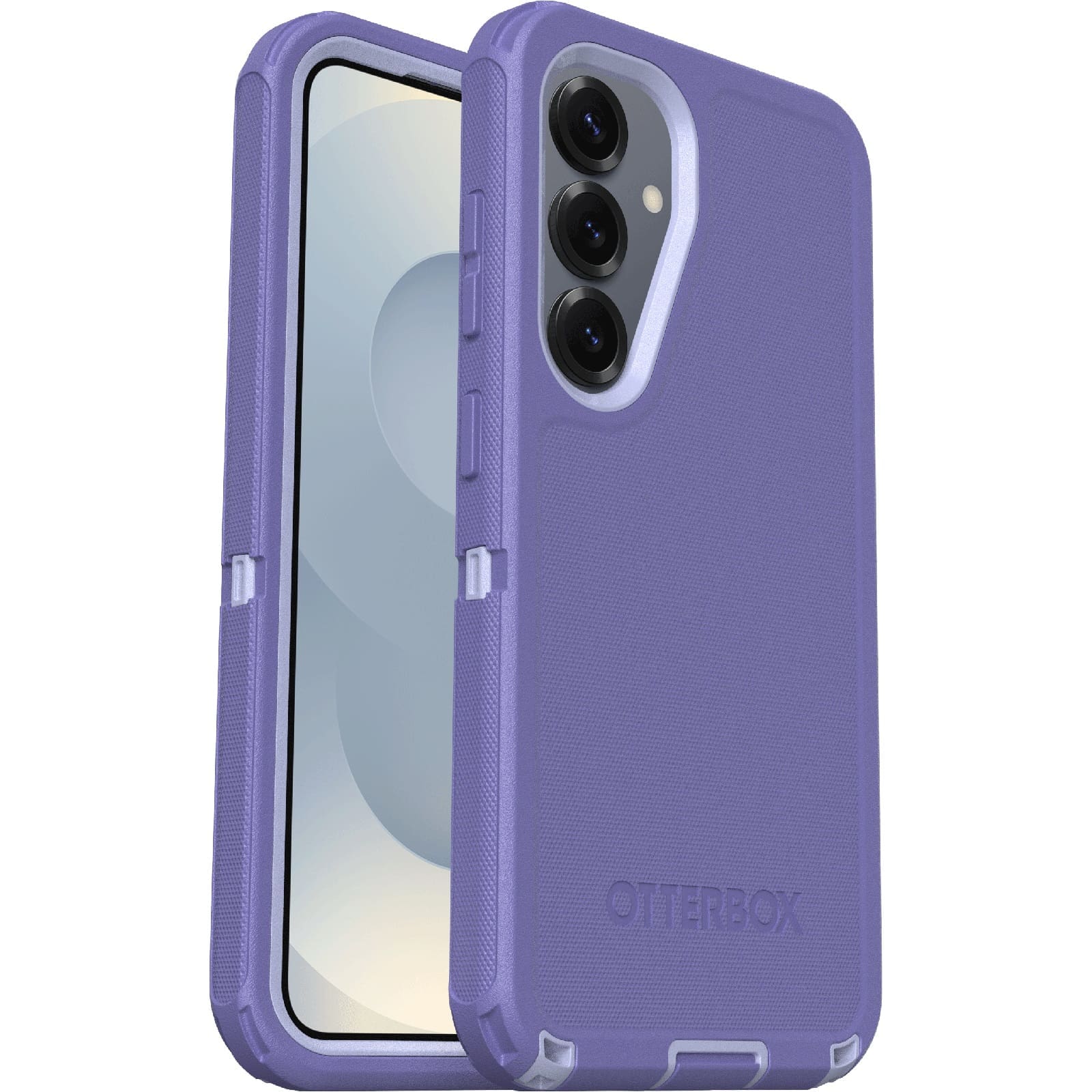 OtterBox Defender Samsung Galaxy S25 5G / Galaxy S24 5G (6.2") Case Mountain Majesty Purple - (77-97614), DROP+ 7X Military Standard, 7 Years Warranty