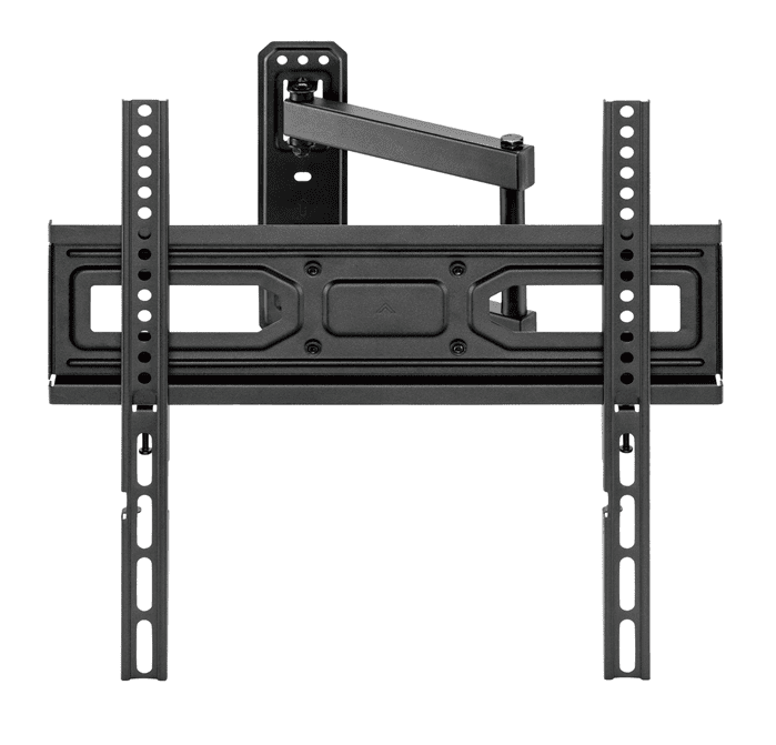 Brateck LPA78-443 Super Economy Full-Motion TV Wall Mount, Fit Screen Size: 32"-55" Up to 35 KG, Fine Texture Black,358x440x420mm (new)