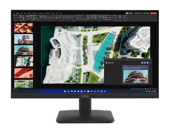 LENOVO ThinkVision S27-4E 27" FHD IPS Monitor 1920x1080 16:9 4ms 100Hz 300 cd/m² Anti-glare Tilt VGA HDMI VESA 3yr WTY Black