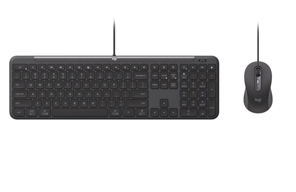 Logitech MK620 Slim Wired Combo MK620 for Business - Multi-OS keyboard and mouse for workplaces