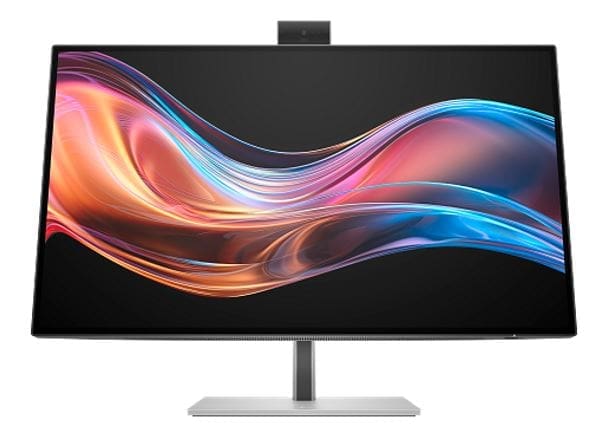 HP Series 7 Pro 727PM 27" 4K UHD Thunderbolt IPS Conferencing Monitor 3840x2160 16:9 5ms Height Adjust Tilt Swivel Pivot Webcam Speakers USB-C VESA