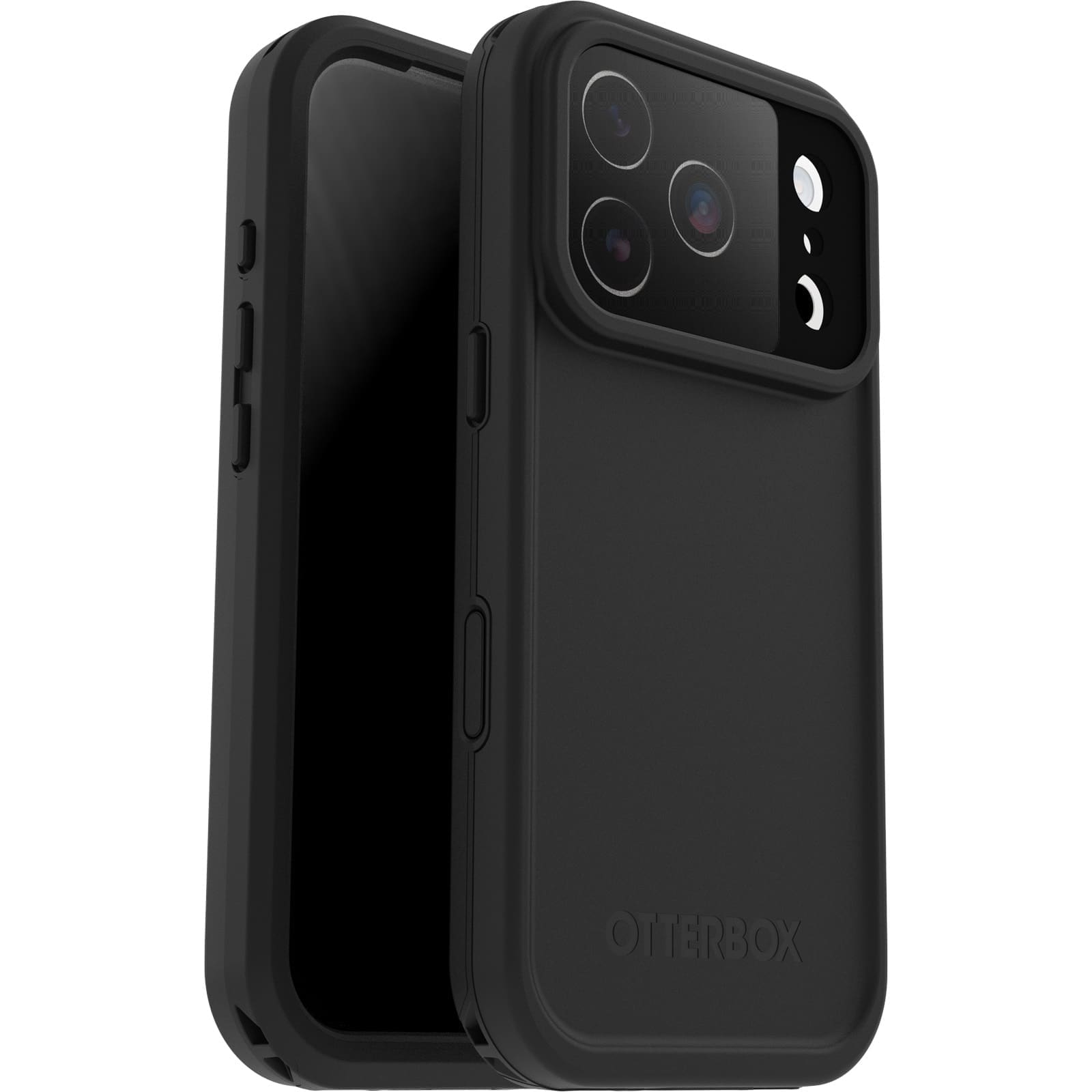OtterBox Fre Magsafe Apple iPhone 17 Pro (6.3") Case Black - (77-99768), DROP+ 5X Military Standard, Camera Control, 7 Years Warranty