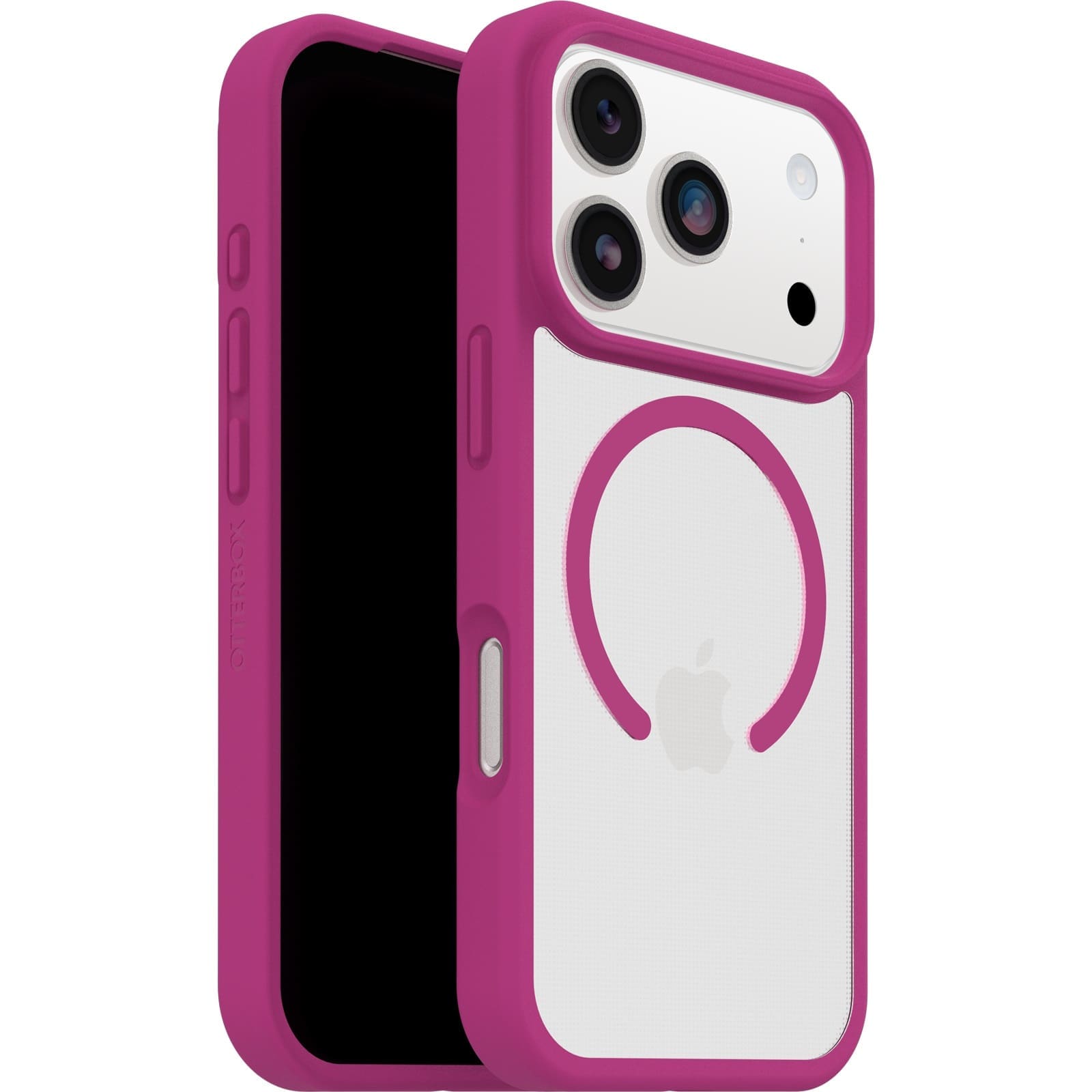 OtterBox React MagSafe Apple iPhone 17 Pro Max (6.9") Case Rose Crystal (Pink/Clear) - (77-98654),DROP+ Military Standard, 7 Years Warranty