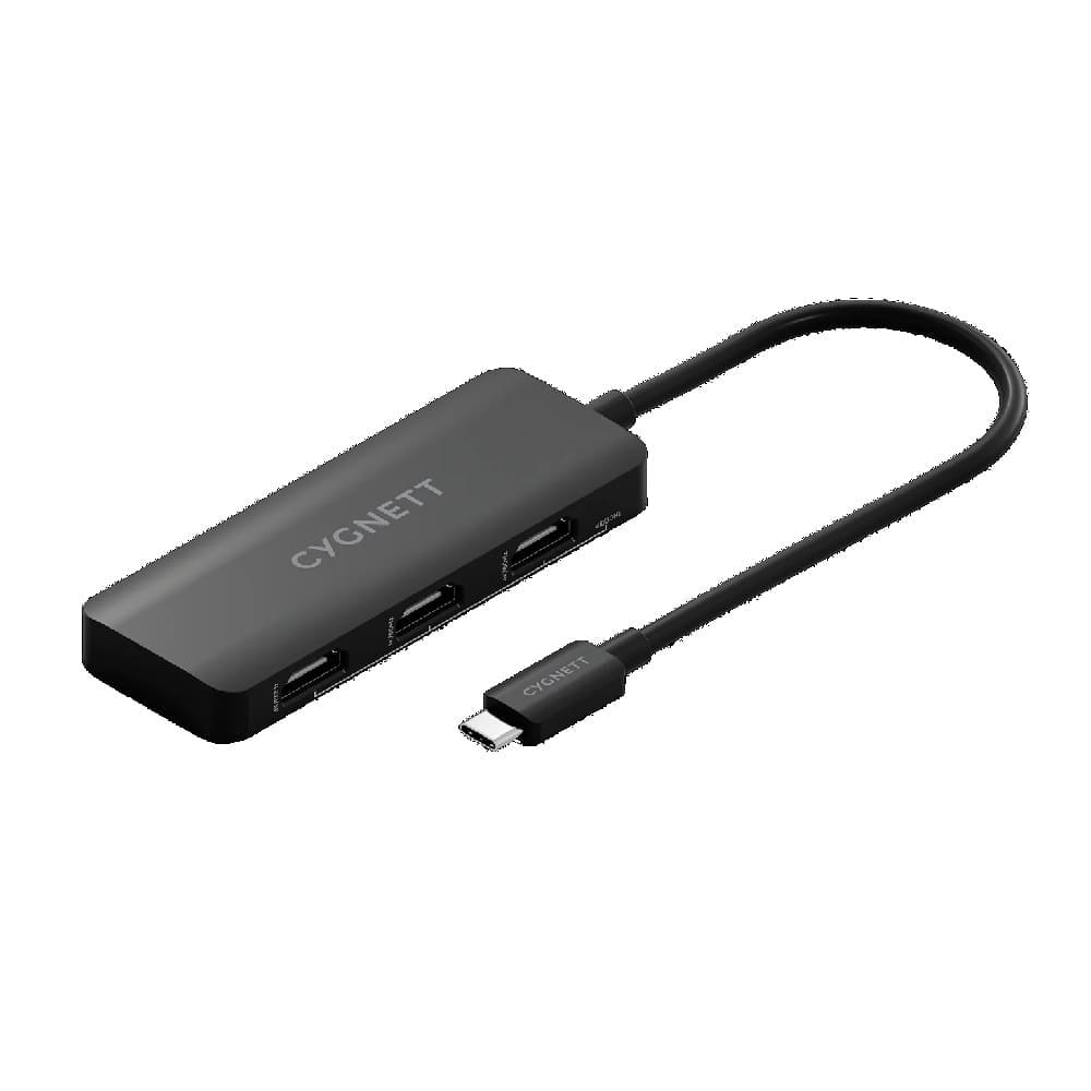Cygnett Unite 3-in-1 USB-C to Triple HDMI Hub- Black(CY5392CYHUB),2x4k(60HZ),3x4k(30Hz),Supports MST Mode,ABS Outershell, 15cm cable,2 Year Warranty