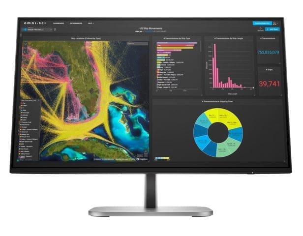 HP Series 5 524PF 23.8" / 24" 100Hz FHD IPS Monitor Anti-Glare 1920x1080 16:9 5ms Height Adjustment Tilt Pivot Swivel DP HDMI 4xUSB Hub 3yrs wty