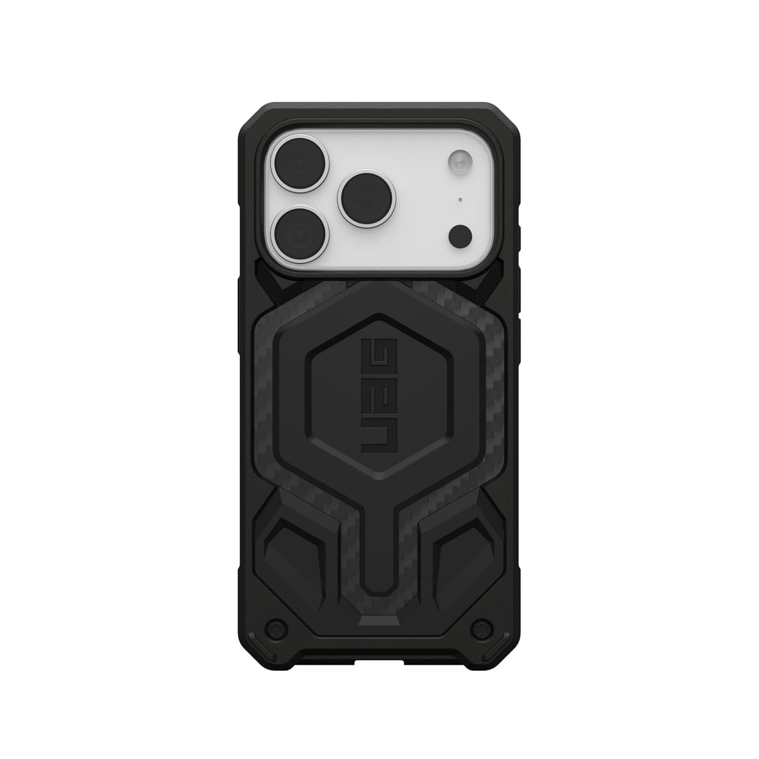 UAG Monarch Pro MagSafe Apple iPhone 17 Pro Max (6.9") Case - Carbon Fiber(114509114242), 25ft. Drop Protection (7.6M), 10 Years Warranty