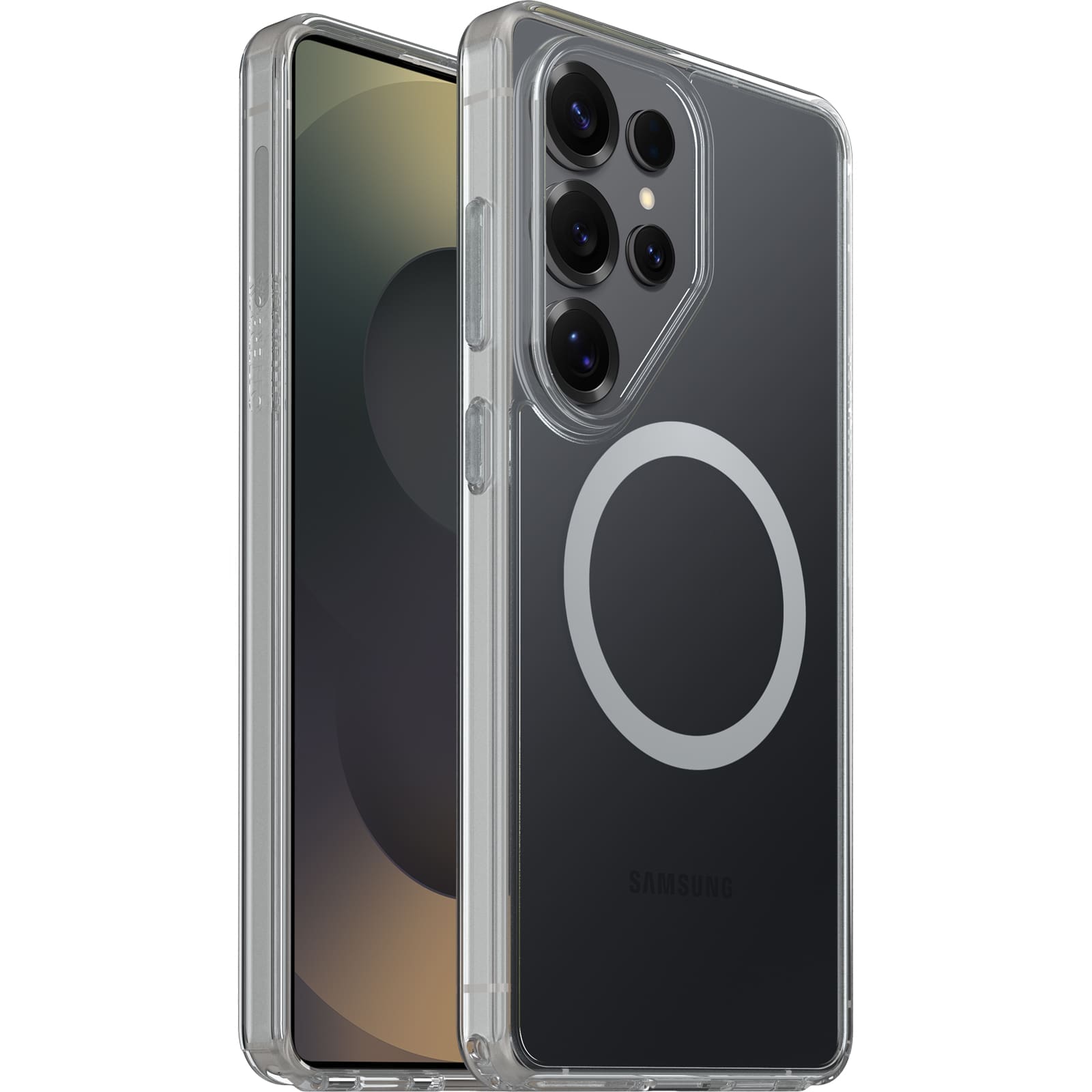 OtterBox Symmetry Clear Magnets Samsung Galaxy S26 Ultra 5G (6.9") Case Clear - (77-99972), DROP+ 3X Military Standard, Raised Edges, 7 Years Warranty