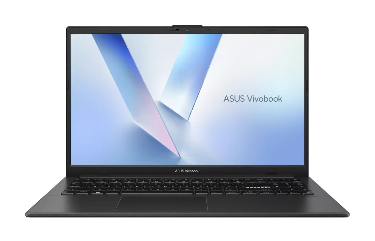 ASUS Vivobook Go 15 15.6" FHD 60Hz NT /Intel N150 (Intel Twin Lake) / LPDDR5 8GB / 256GB UFS / INT / Mixed Black / Win 11 Home / 1YW