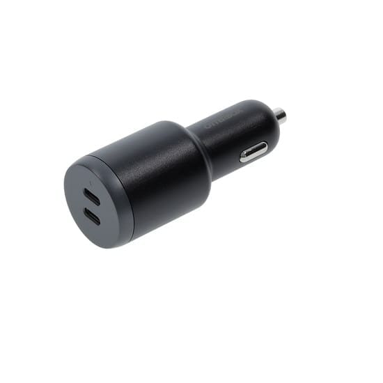 OtterBox 100W Dual Port Standard Fast Car Charger - Black (77-98237), 2 USB-C, Smart Compact design, Hassle-Free, 2 Years Warranty
