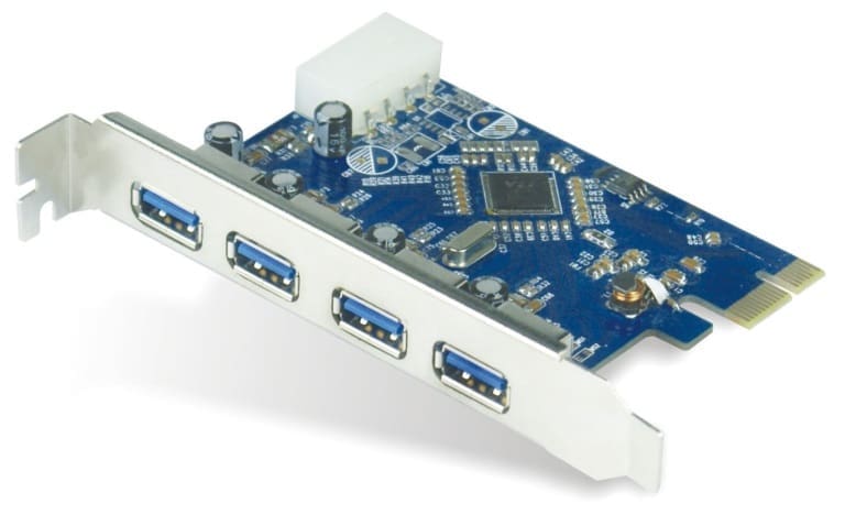 Astrotek 4x Ports USB 3.0 PCIe PCI Express Add-on Card Adapter 5Gbps Windows XP/7/8/10 Server 2008 later Renesas 720201 Chipset Full Height
