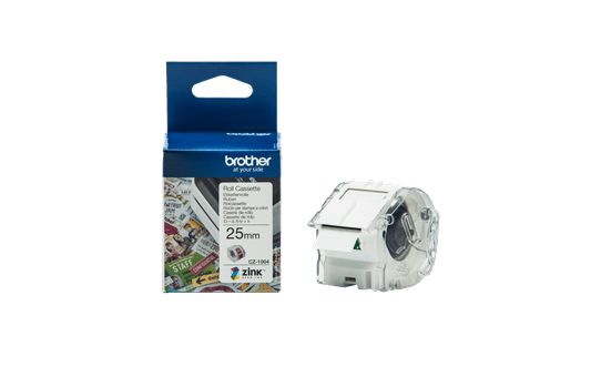 Brother CZ-1004 Full Colour continuous label roll, 25mm wide to Suit VC-500W