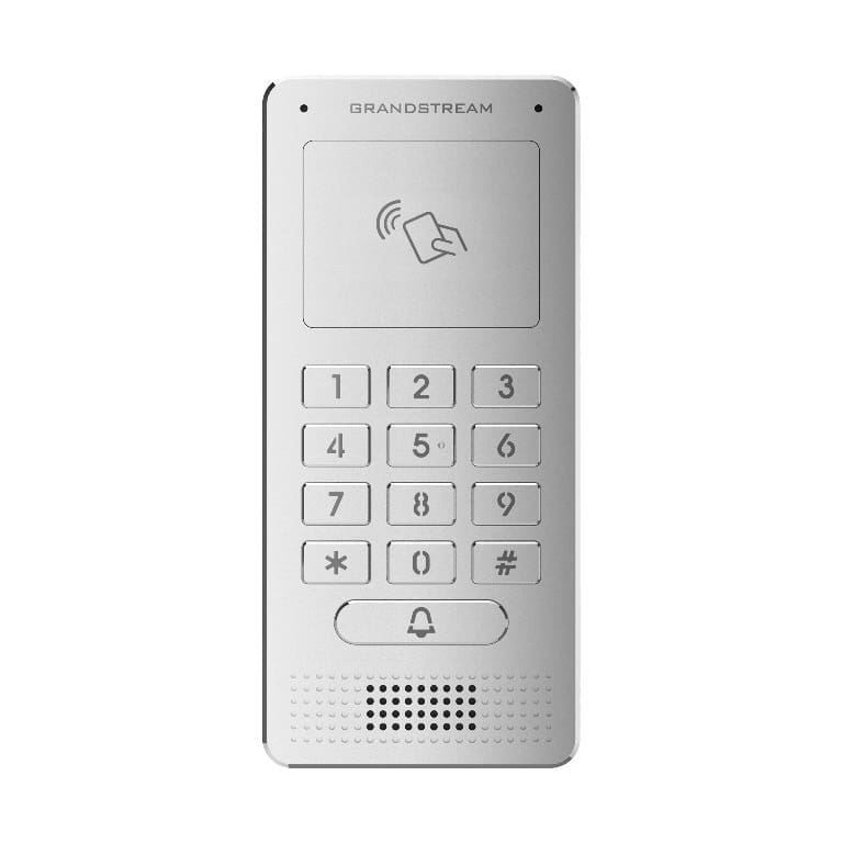 Grandstream GDS3705 IP Door System, Built In RFID Chip Reader, Speaker Microphone, Meta Casing, Powerable Via POE