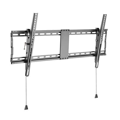 Brateck Heavy Duty Foldable Tilt TV Wall Mount For 43"-90" TVs, Weight Capacity: 70kg, 49x890x431mm, Matte Black (LS)