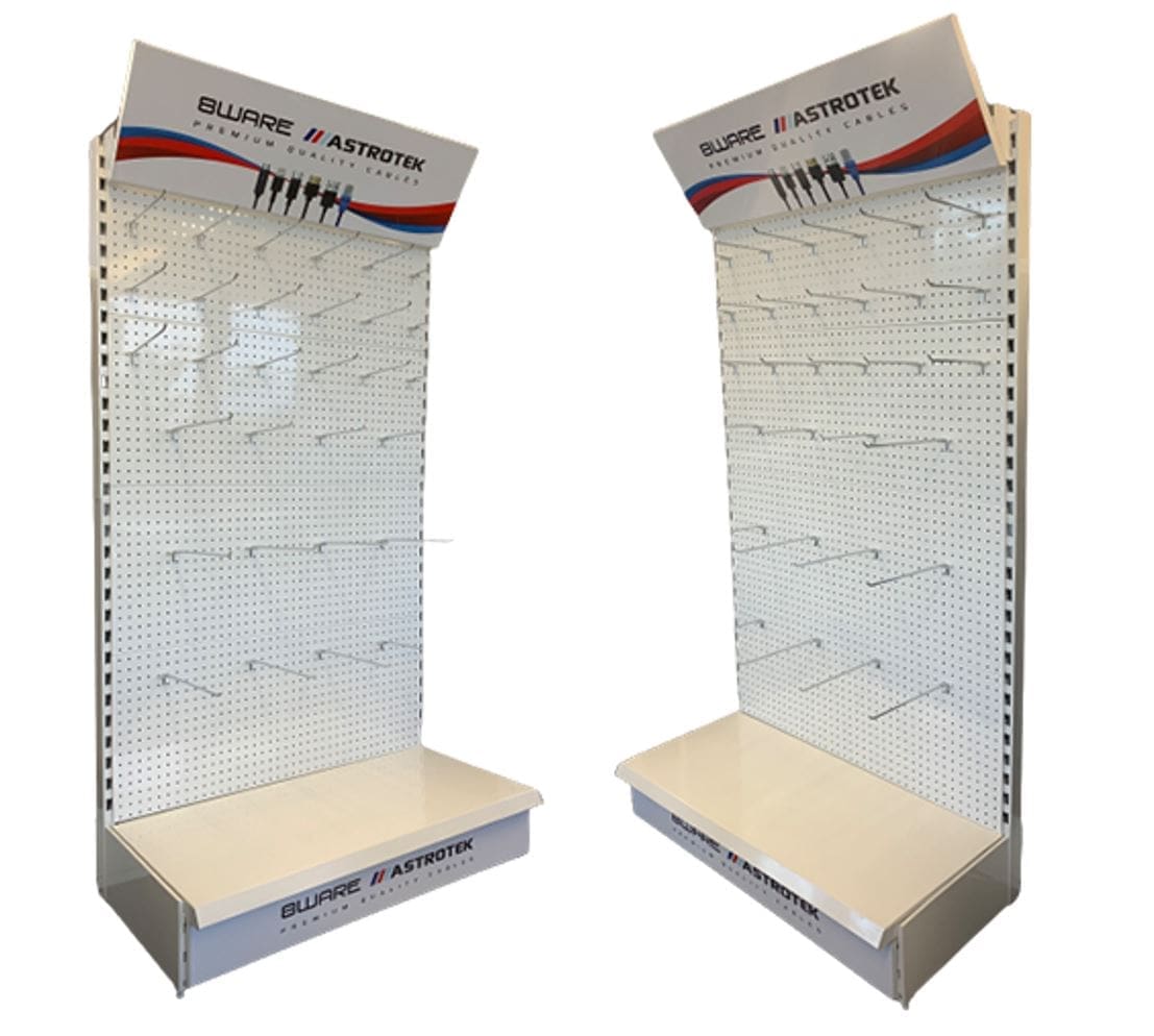 Retail Cable Display Stand #2 - Dimension 180x102x45cm - get it FREE when buy $1000 8ware/Astrotek Products (sell with CB8W-HOOK32 + CB8W-HOOK38)