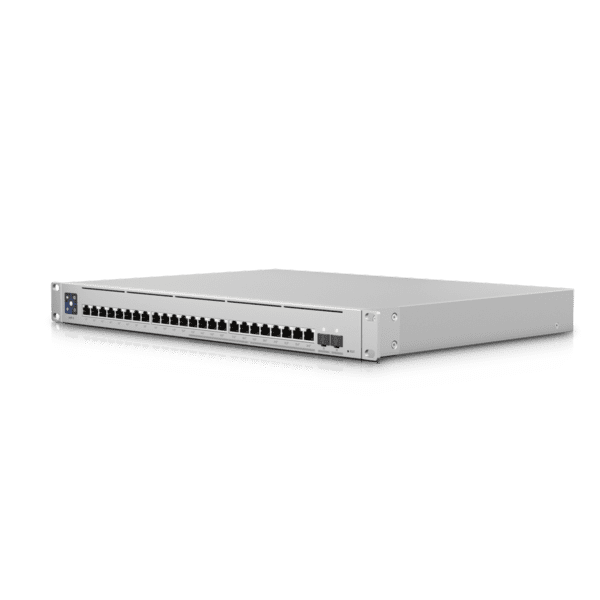 Ubiquiti UniFi Switch Enterprise 24-port PoE+ 12x2.5GbE 12x1GbE Ports, For Wi-Fi 6 AP, 2x 10g SFP+ Ports, Managed Layer 3 Switch (400W)