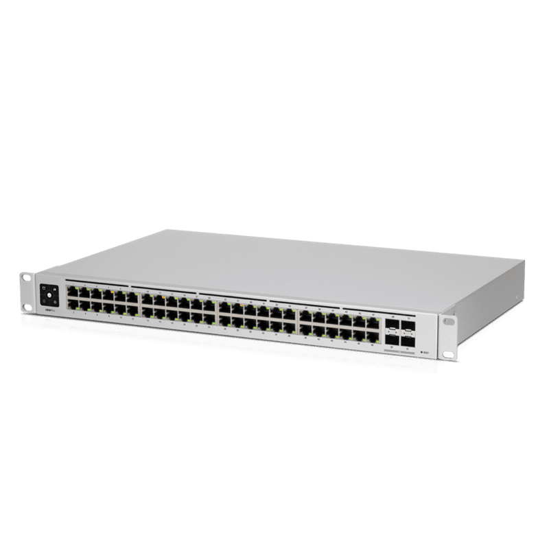 Ubiquiti UniFi 48-Port Managed Gigabit Layer2 Layer3 Switch - 48x Gigabit Ethernet Ports, 4x SFP+ Ports - Touch Display - GEN2,