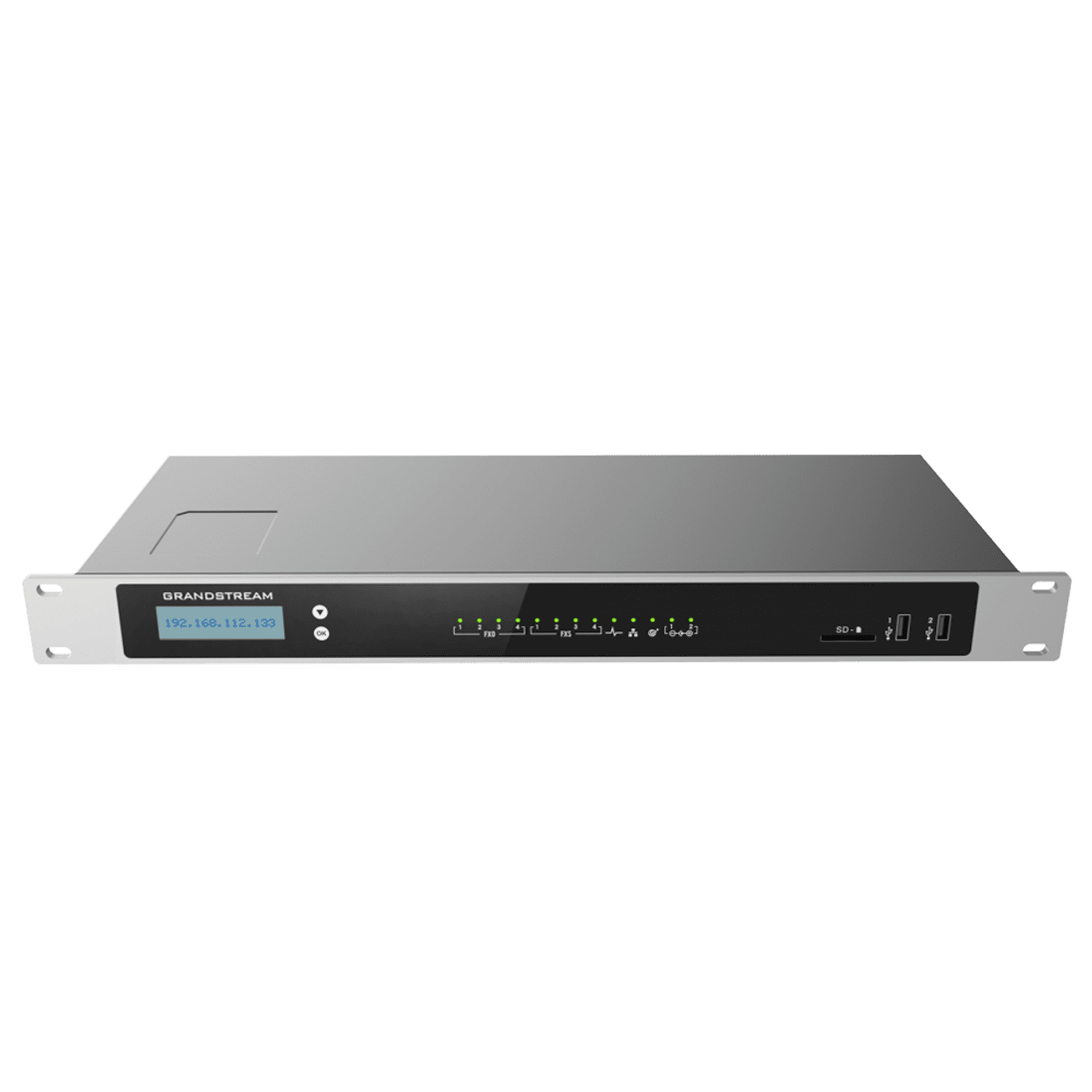 Grandstream UCM6304 IP PBX Supporting 4x FXO, 4x FXS Ports, 1000 Users, Supports Full-Band Opus Voice Codec, H.264/H.263/ H.263+/H.265/VP8 Video Code