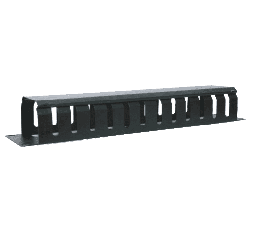 LDR 1U 19" Cable Management Rail 24 Slot Shallow (Plastic) - 1U