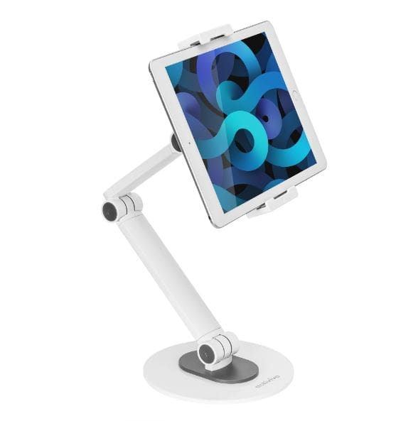 mbeat® activiva Universal iPad Tablet Tabletop Stand Universal Fit Freestyle Adjustment Material:Aluminium, Plastic Package Weight:1.24kg