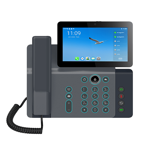 Fanvil V67 Enterprise IP Phone, 7" Touch Screen, 5mp Camera, Andriod 9.0, Built in Wifi, BT, Wall Mountable, Upto 116 DSS Keys, 20 Lines, 2 Year WTY