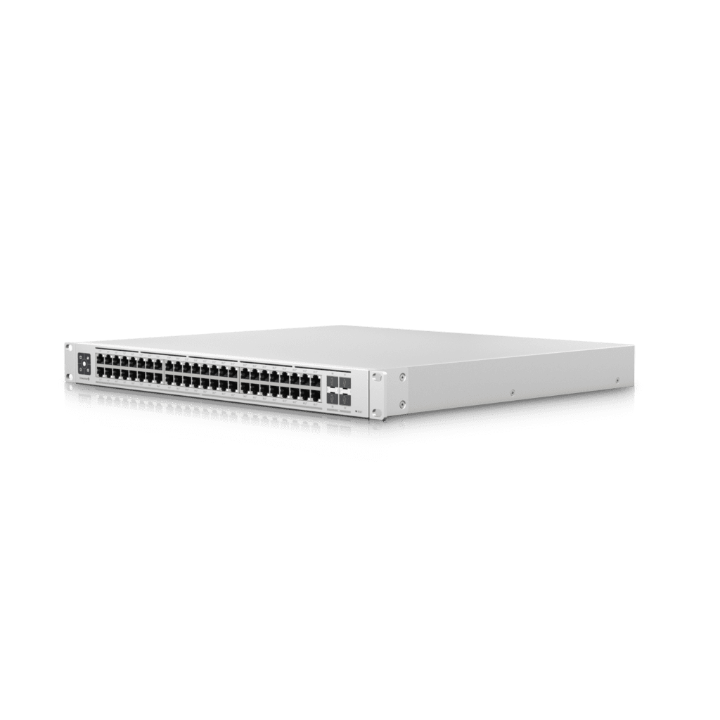 Ubiquiti Switch Enterprise 48-port PoE+ 48x2.5GbE Ports, For Wi-Fi 6 AP, 4x 10g SFP+ Ports For Uplinks, Managed Layer 3 Switch (720W),