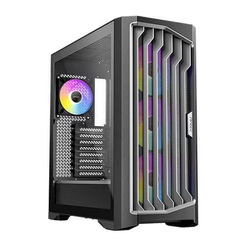 Antec Performance 1 FT AXT, E-ATX ARGB Full Tower Editor's Choice, Temperature Display, USB-C, 4x ARGB Fans w/control, Gaming Case (LS)