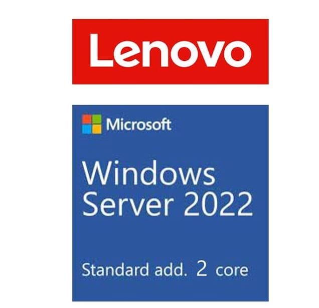 LENOVO Windows Server 2022 Standard Additional License (2 core) (No Media/Key) (Reseller POS Only ST50 / ST250 / SR250 / ST550 / SR530 / SR550 / SR65