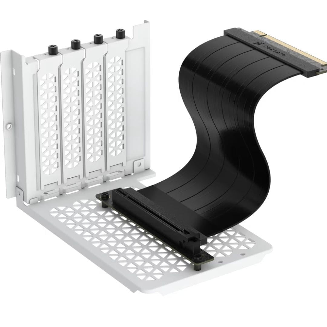 Corsair 6500 Series Vertical GPU Mount Kit - WHITE *Compatible with CORSAIR 6500 Series cases only(LS)