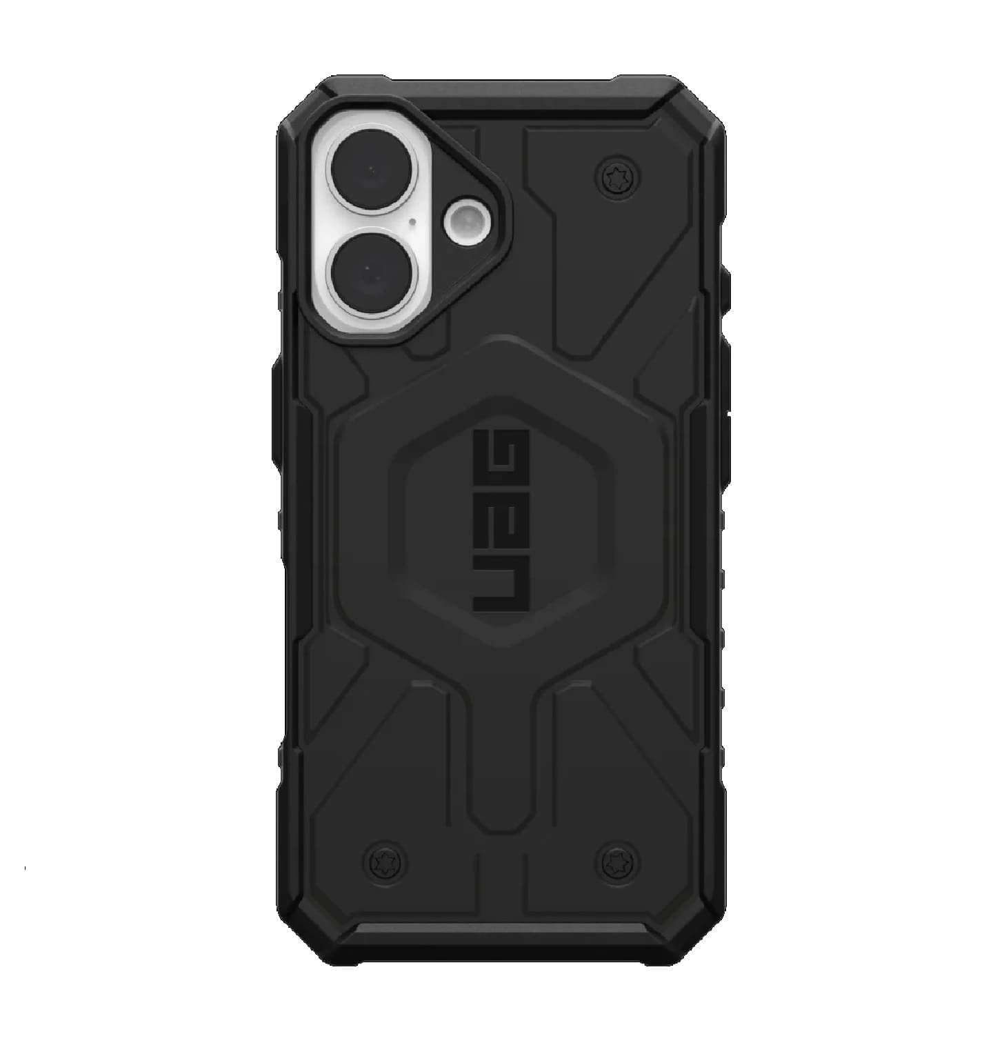 UAG Pathfinder MagSafe Apple iPhone 16 (6.1") Rugged Case - Black (114470114040), 18ft Drop Protection (5.4M), Tactical Grip, 10 Years Warranty