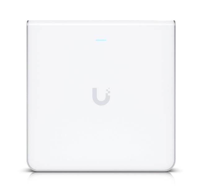 Ubiquiti UniFi Wi-Fi 6 Enterprise Sleek, Wall-mounted WiFi 6E Access Point, Integrated Four-port Switch, For High-density Office Network