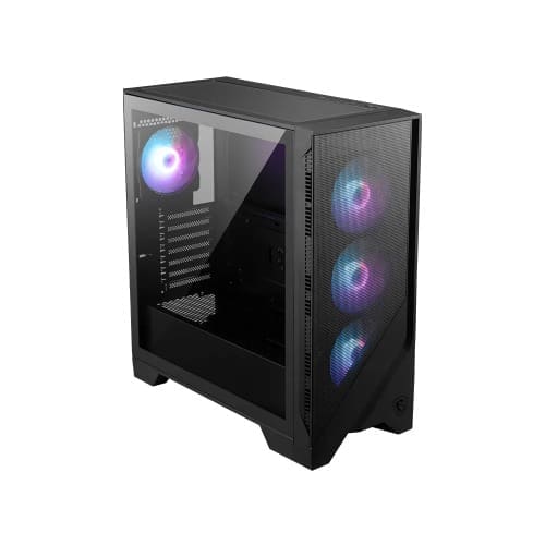 MSI MAG FORGE 321R AIRFLOW Micro ATX Case, 2x USB 3.2, 1x Mic-in / Audio-out, 1x LED, 1x 2.5", 2x 2.5"/3.5", Micro ATX / Mini ITX