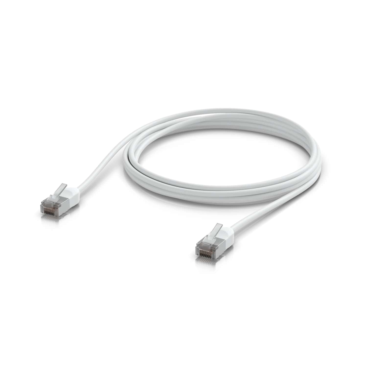 Ubiquiti UniFi Premium Patch Cable Outdoor, 2M, White, Ultra-thin, Rugged, Shielded Patch, Designed Optimized, For 10 GbE networking, 2Yr Warr