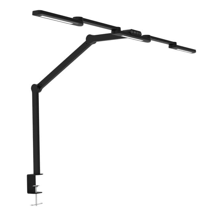 Brateck LDL20-3 LED Lamp BlackWattage: 24W, 943x1054x37mm, Number of Lights: 84 (LS)