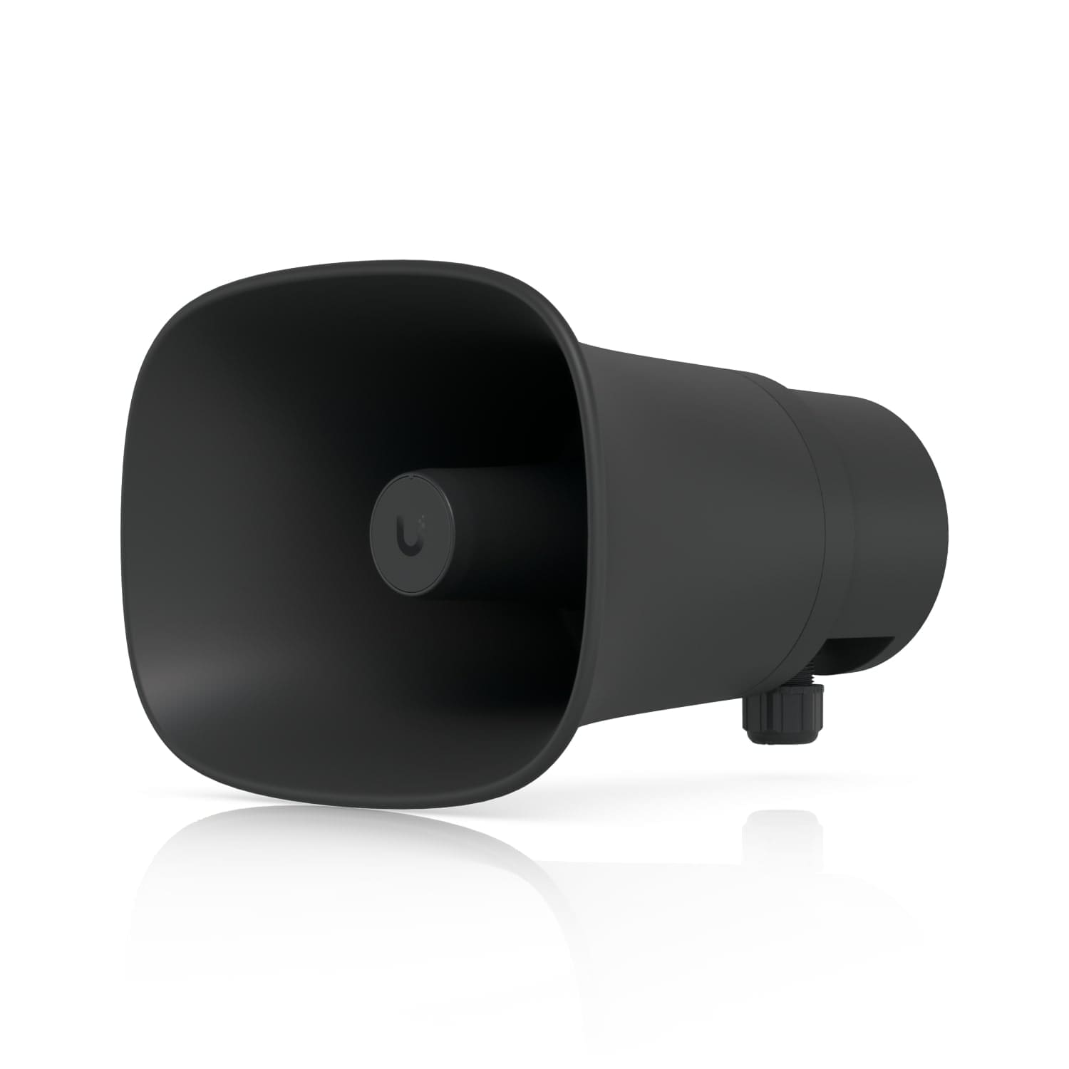 Ubiquiti AI Horn Speaker, Black,All-weather PoE 120 dB Horn Speaker With Advanced AI Alert FunctionalityVersatile Wall, Corner,Pole Mounting Options