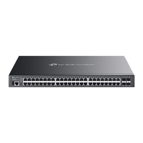 TP-Link SG5452XMPP Omada 48-Port Gigabit Stackable Lite L3 Managed PoE++ Switch with 4× 10G Slots