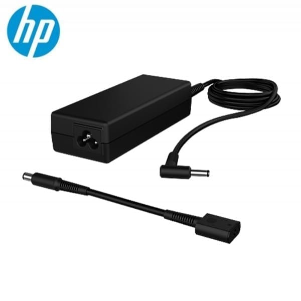 HP 90W Smart AC Adapter Wired 4.5-7.4mm DC Power Jack Connectors right-angled (90°) for HP Notebook 0.33kg Black 1 YR WTY