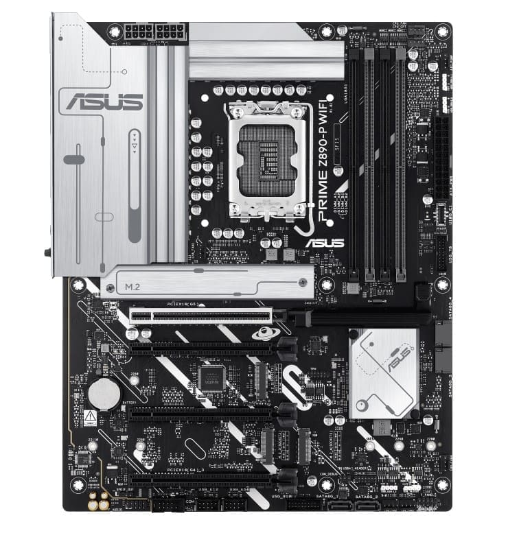 ASUS PRIME Z890-P WIFI-CSM LGA1851 ATX Motherboard 192GB, DDR5, 1 x PCIe 5.0 x16 slots, 4 x M.2 slots, 4 x SATA 6Gb/s