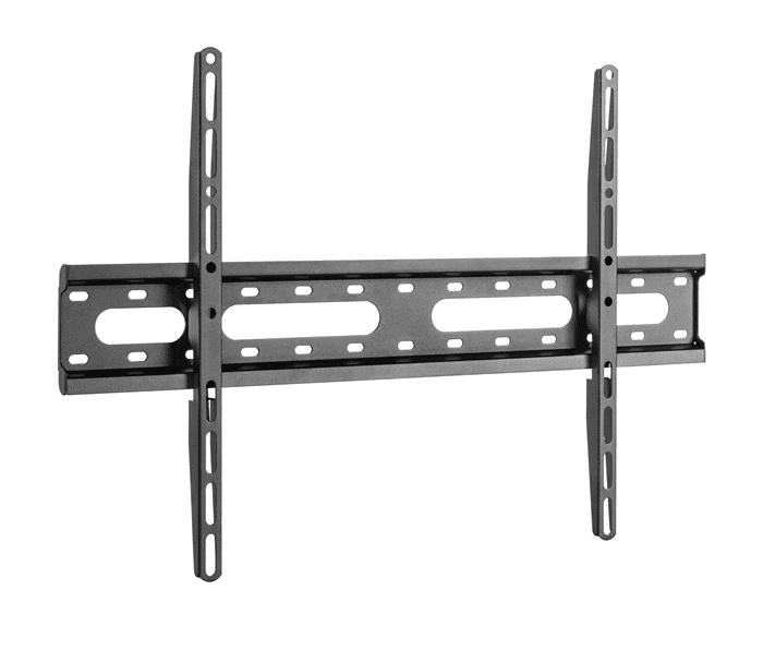 Brateck KL31-46F Super Economy Fixed TV Wall Mount, Fit Screen Size: 37"-80" Up to 45 KG, Fine Texture Black, 635x420x27mm (new)