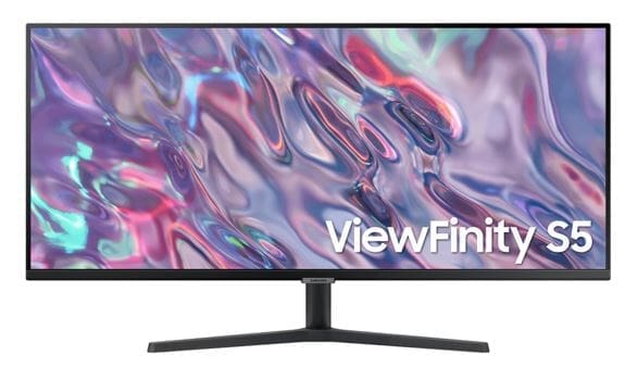 Samsung 34" ViewFinity S50GC UWQHD Ultra-Wide 3000:1 100Hz 3440x1440 21:9 5ms 250 cd/㎡ HDR10 VA DP 2xHDMI Headphone Tilt Adjustable VESA Black 3Y WTY