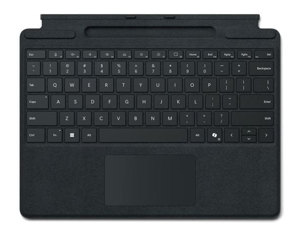 Microsoft Surface Pro Signature Keyboard Black Microsoft Cover port compatible Pro 11 Pro 10 Surface Pro 9 Surface Pro 8 Surface Pro X -No Pen
