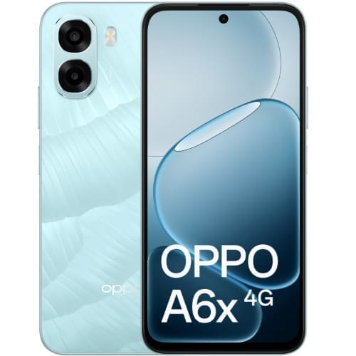 OPPO A6x 4G 128GB - Ice Blue (CPH2819AU Ice Blue)*AU STOCK*, 6.75", HD+, 120Hz, 4GB/128GB, 13MP/5MP, Dual SIM, 6100mAh, 2 Years Warranty