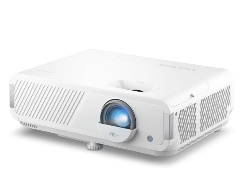ViewSonic LX720‑4K, True 4K Laser Projector, 3,500 Lumens, HDR, Up To 300" Display, 10W Speaker, Google TV For Easy Streaming, 3YARW
