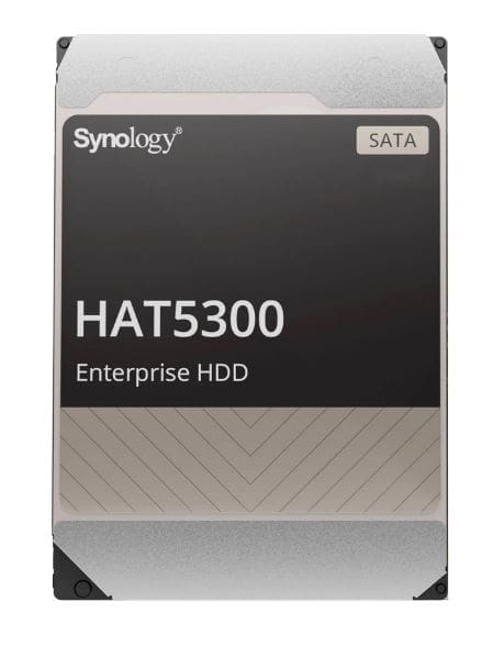 Synology Enterprise Storage HDD 12TB, Internal, 3.5" SATA , HAT5300, 5-year warranty, reliable hard drives for Synology systems
