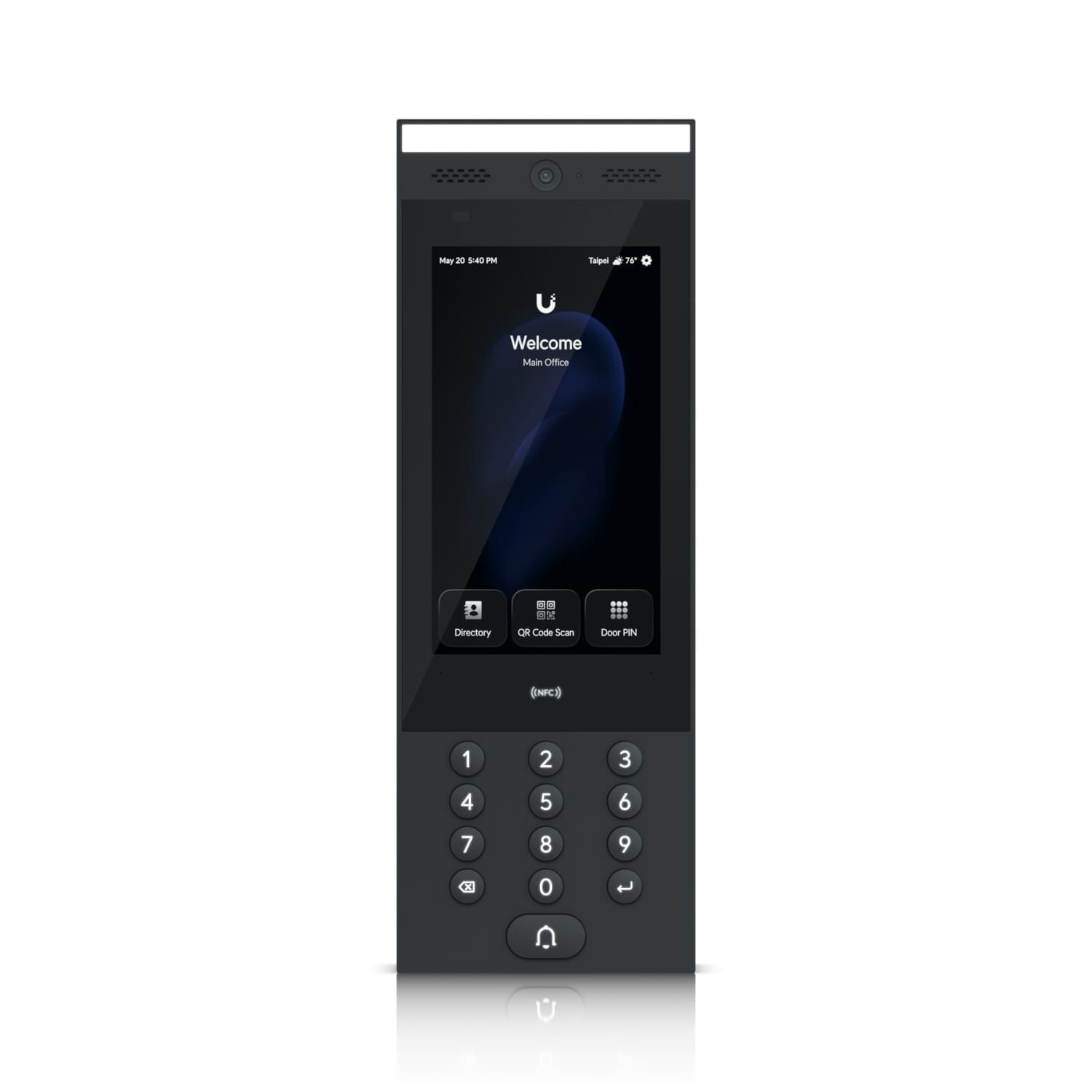 Ubiquiti G3 Intercom, Indoor/Outdoor Intercom Terminal For Managing Residential Commercial Building Entry Requests With Touch Pass Support