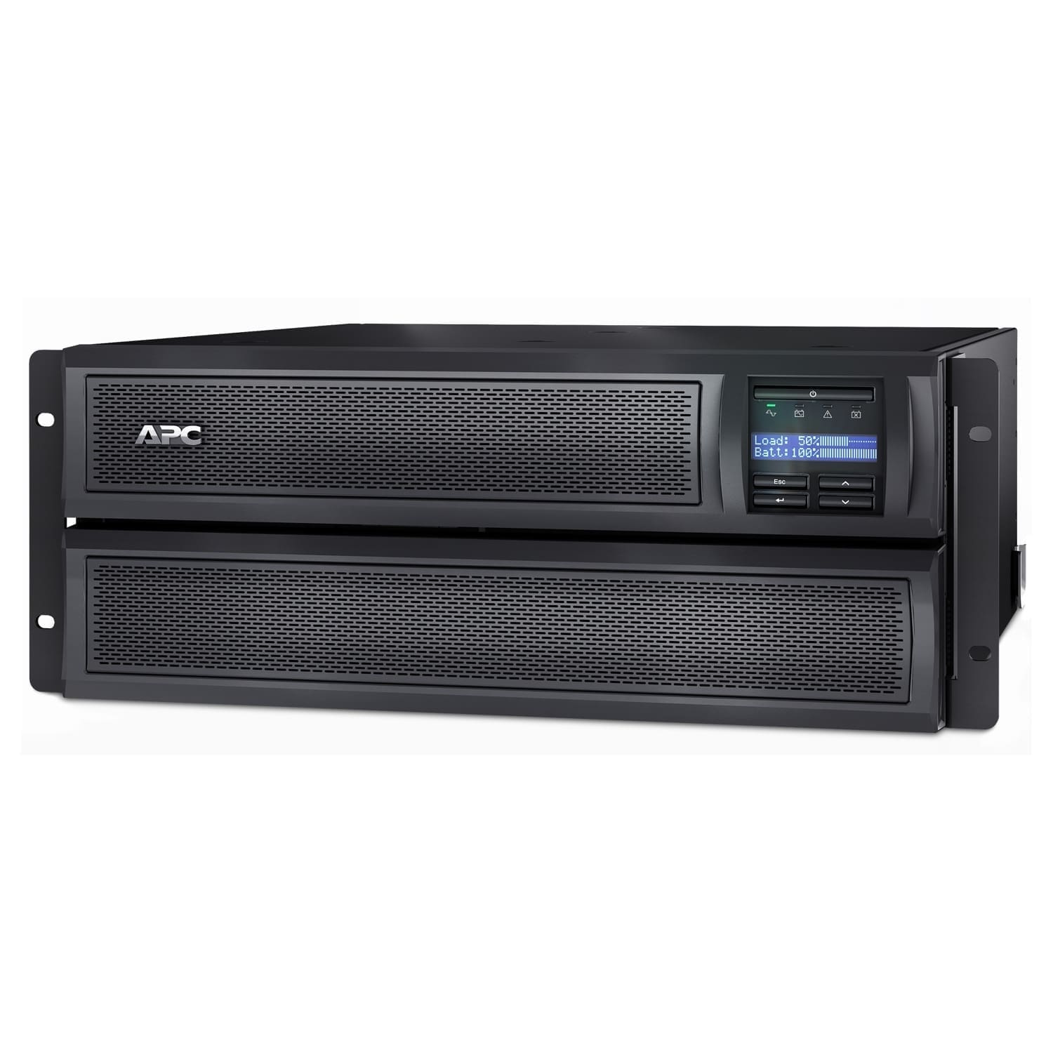 APC Smart-UPS X 3000VA/2700W Line Interactive UPS, 4U Rackmount, 230V/16A Input, 2x IEC C19 8x IEC C13 Outlets, Lead Acid Battery