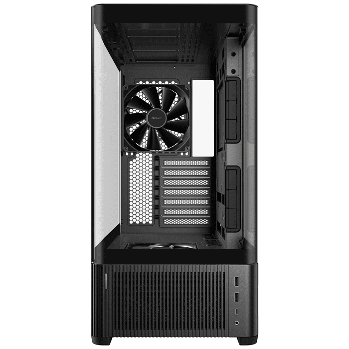 Antec C6 Curve AIR - Black, ATX/mATX/ITX, steel/glass, 7 slots, 450mm GPU, 180mm CPU, 3 PWM fans, USB-C 10Gbps