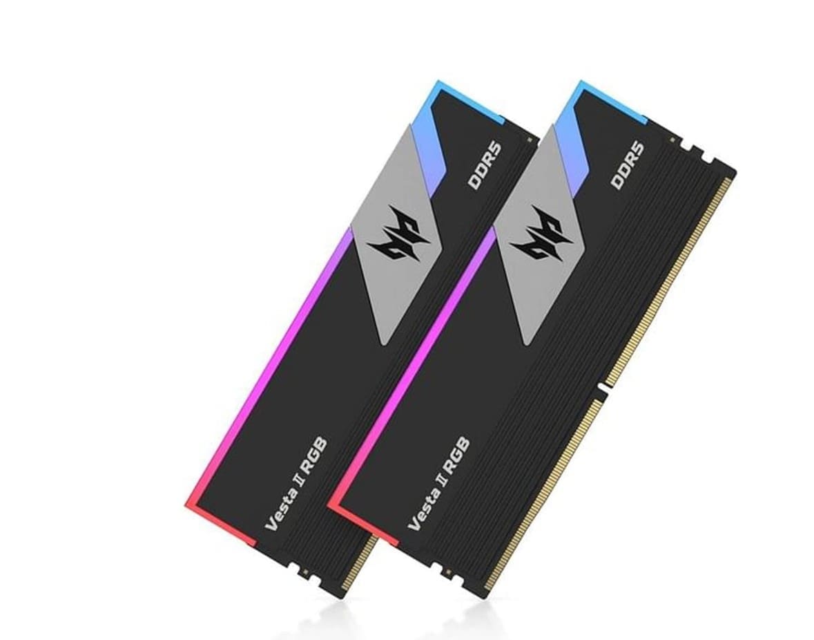 PREDATOR VESTAII DDR5 RGB U-DIMM 6000Mhz 32GB (16GB*2) CL36-45-45-96