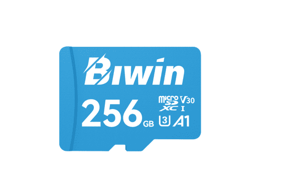 BIWIN MS100-256G microSD3.0 Read Write Speed up to 100MB/s 50MB/s BMMS100256G-RGX