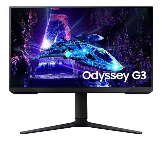 Samsung 23.8"/24" Odyssey G30D FHD Monitor 1920 x1080 180Hz 16:9 250cd/m2 VA HDMI1.4 DP Headphone Tilt HAS Swivel Pivot VESA Gaming Monitor Black